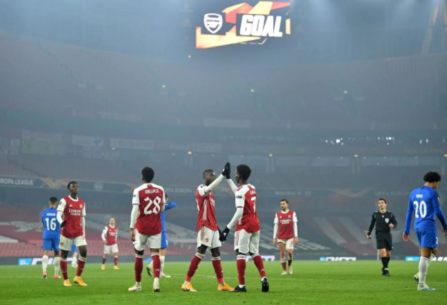  阿森纳小将恩瓦内里破门，成队史最年轻进球者  